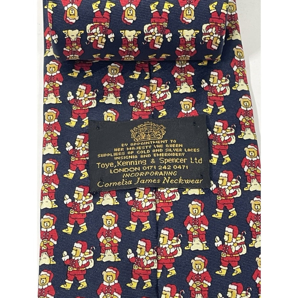 Cornelia James Santa Claus Christmas Novelty Silk Necktie England‎